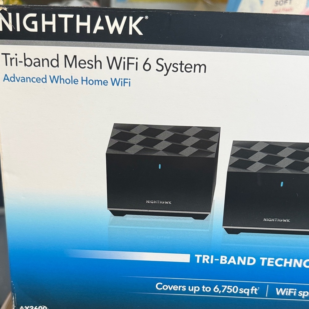 Netgear Nighthawk Black Tri-band WiFi 6 Router